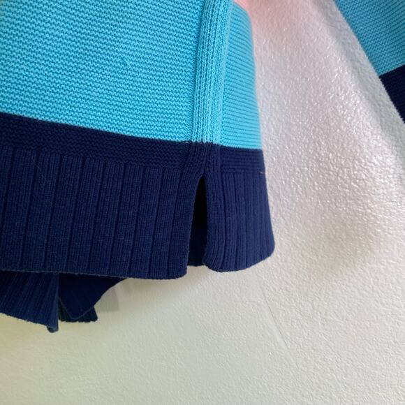 St. John's Bay Crew Neck Long Sleeve Striped Pullover Sweater Womens Size S - Picture 6 of 8